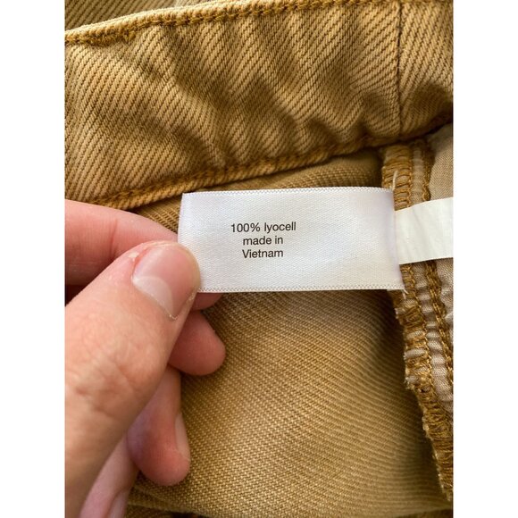 Lane Bryant Womens Mid-Rise Wide Leg Tan Pants Size 20 Casual Relaxed Fit - Picture 7 of 9